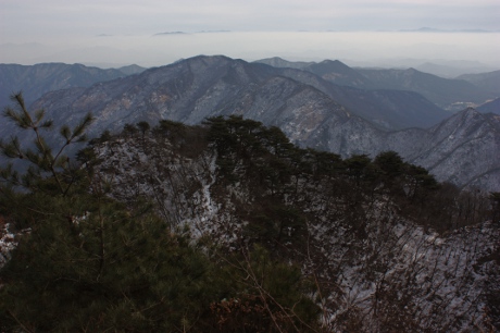 Enjoy the view while hiking in Gyeryongsan National Park