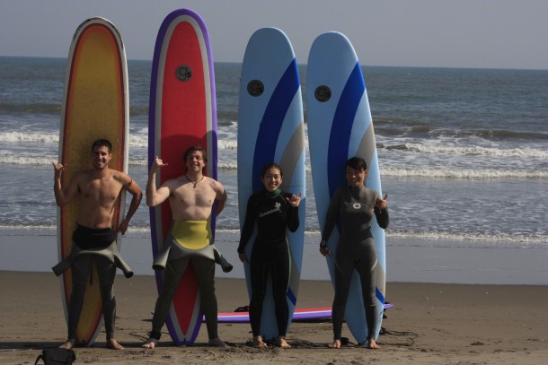 Classic longboard surf pic - Chiba, Japan