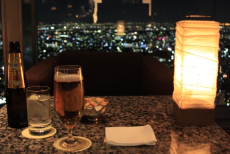 Can't deny the price of a Suntory Premium Malt with a view like this - Tokyo, Japan