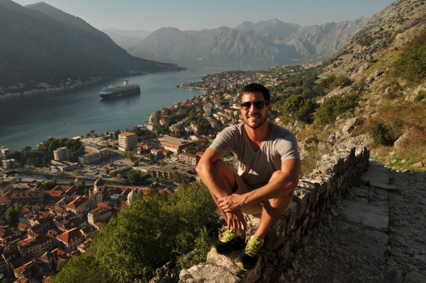 Hanging out on the hillside in Kotor, Montenegro
