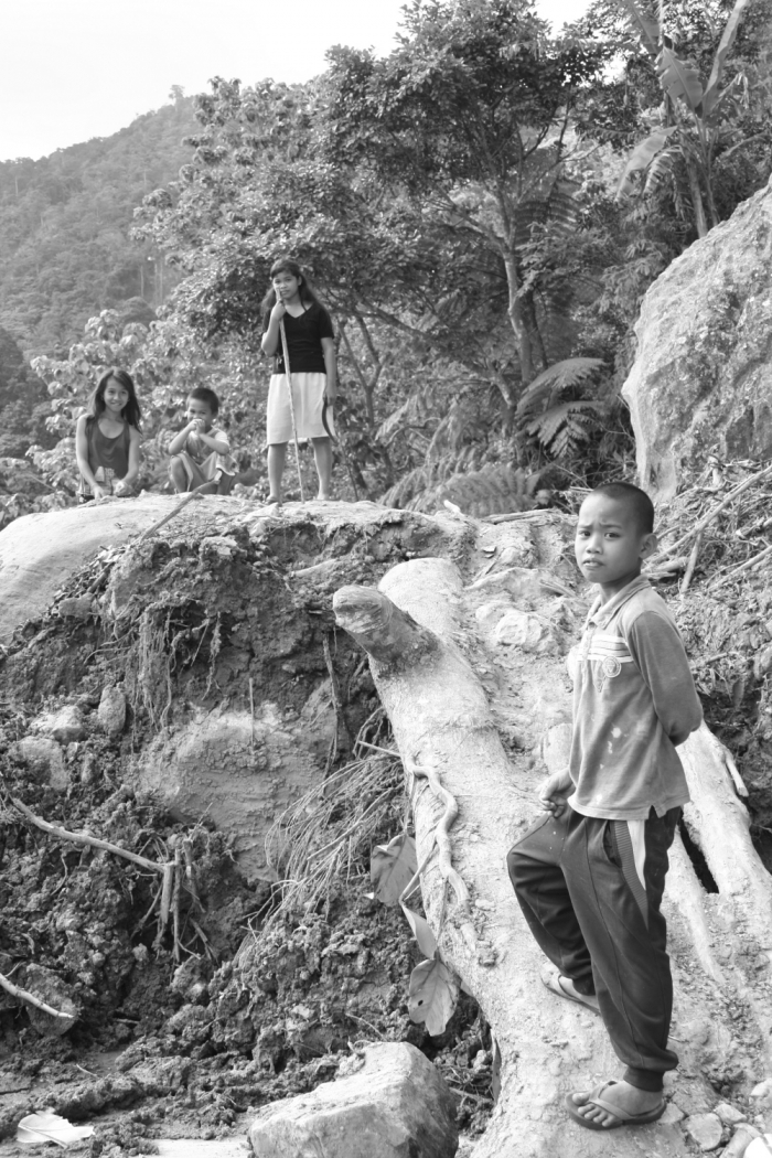 Mountain children of San Juan, Philippines