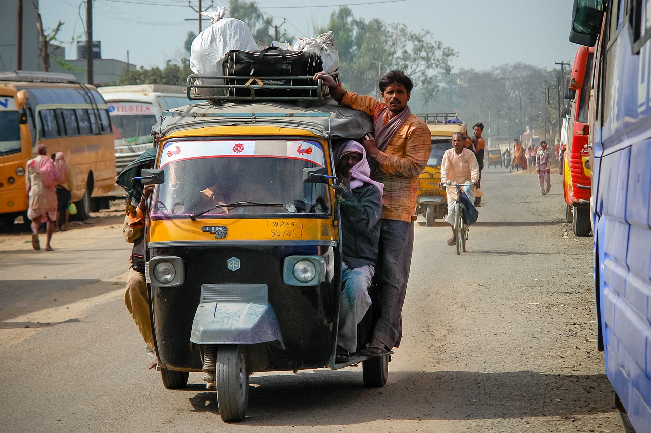 India Rickshaw Driving