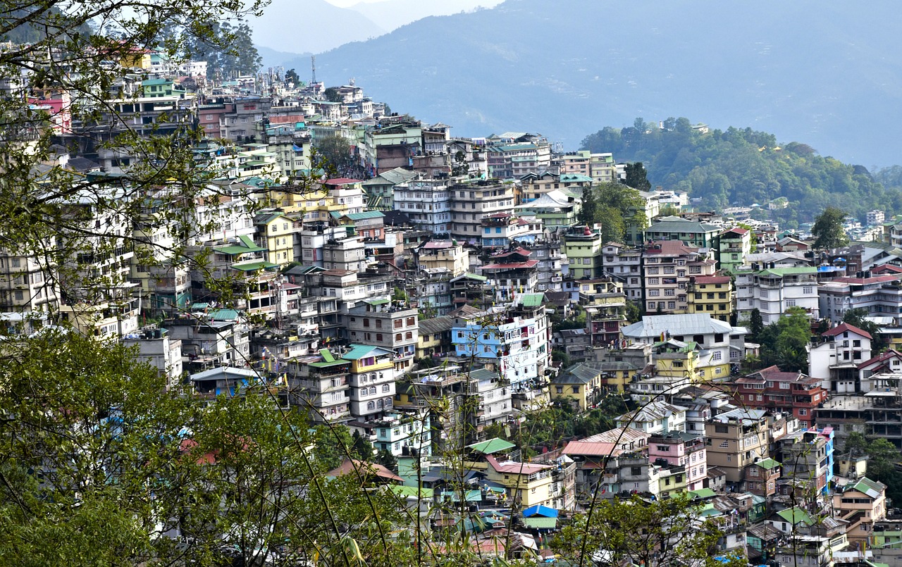 Landscape Gangtok Sikkim, India