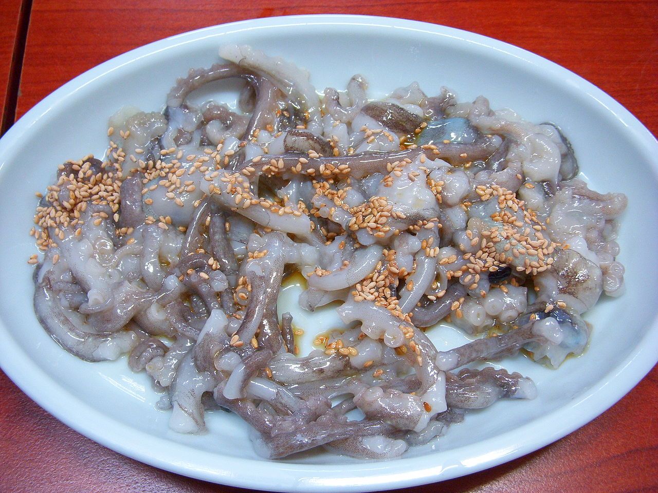 South Korean Food Octopus Seafood