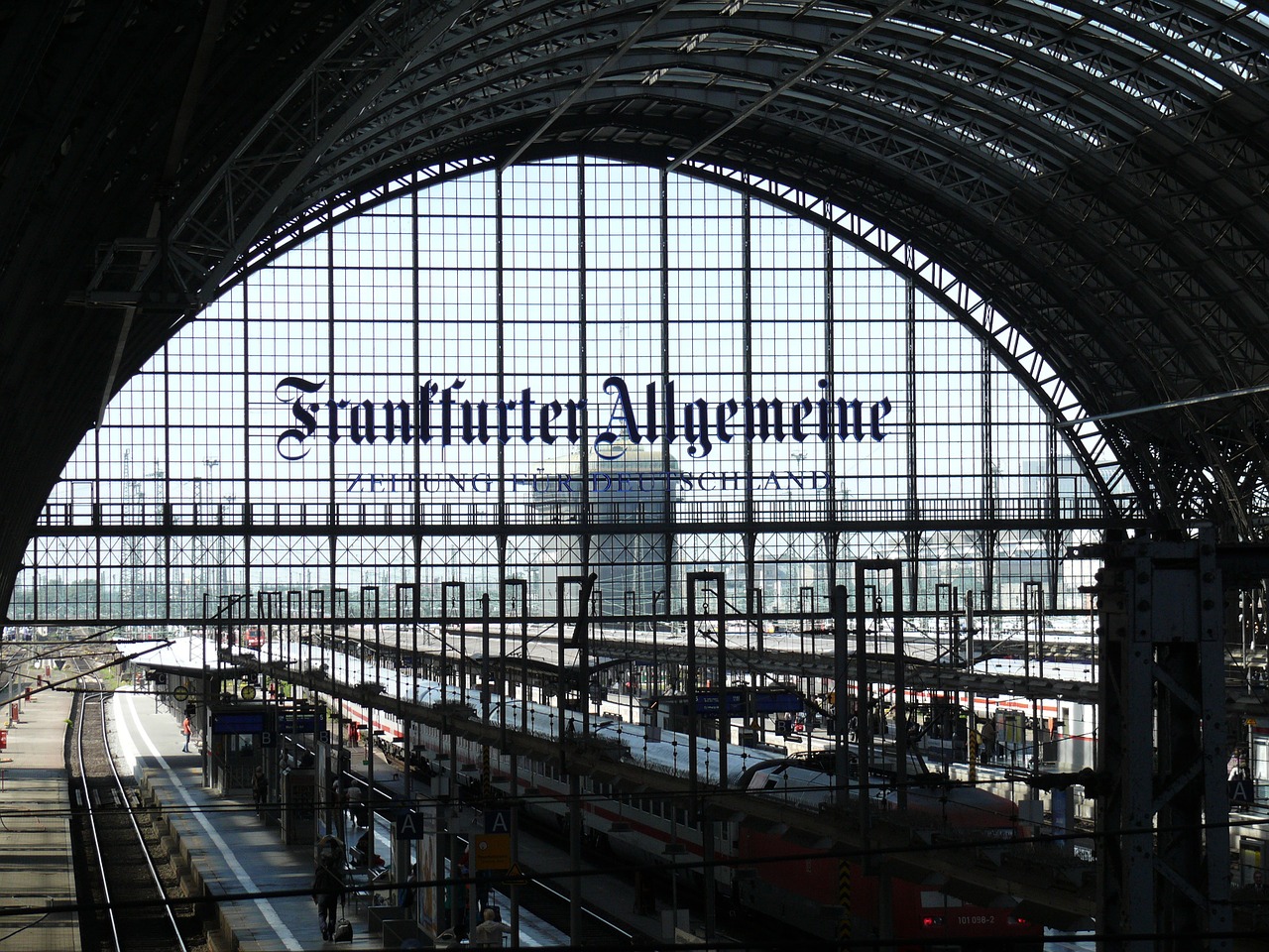 Railway Station Germany Taking the Train in Europe
